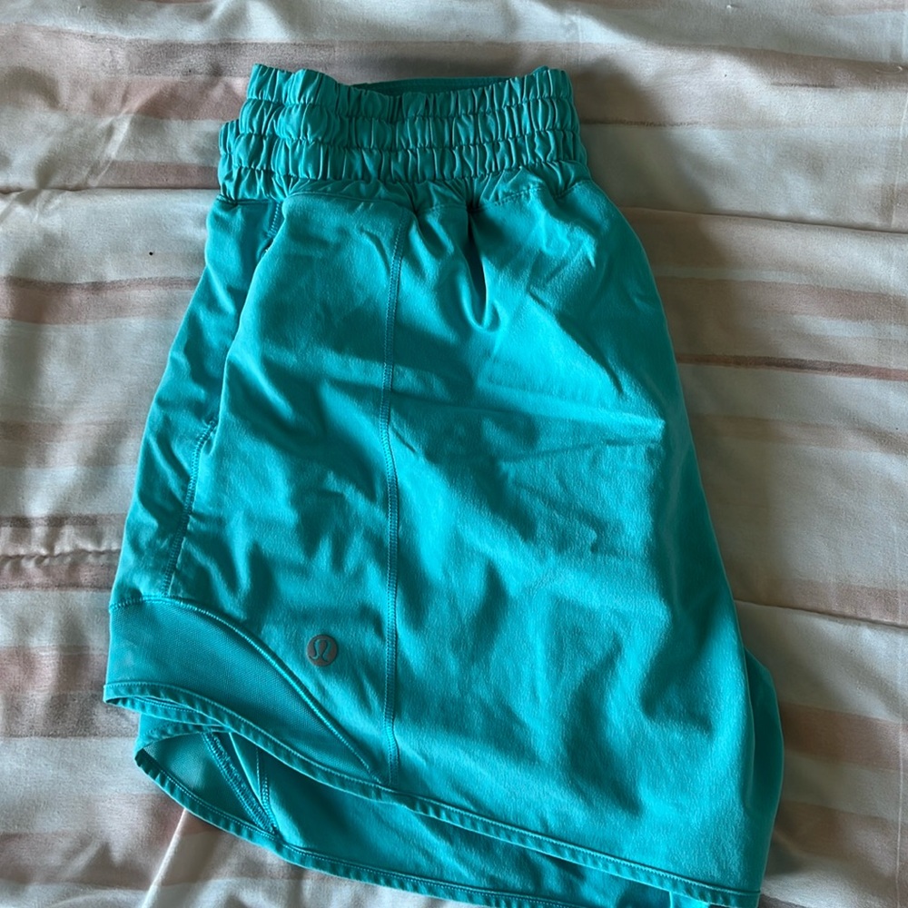 Electric blue lululemon shorts